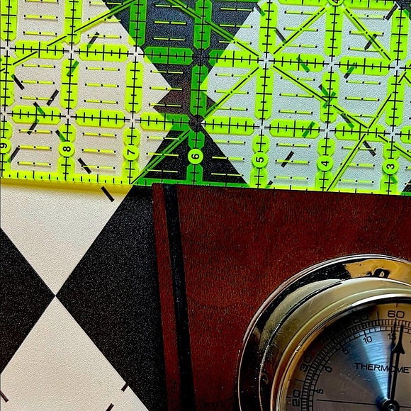 Vintage Barometer & Thermometer Wooden Plaque – Functional Elegance - Picture 12 of 12